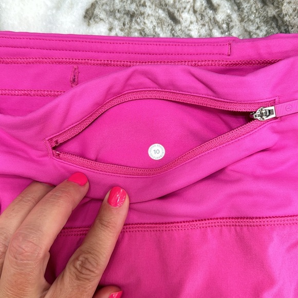 Lululemon Sonic Pink Speed Up High Rise size 10 - Picture 3 of 7